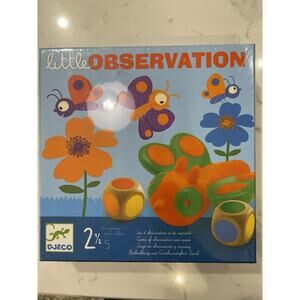 NIB Sealed DJECO Little Observation Game 2.5-5 yrs Toodler Preschool French